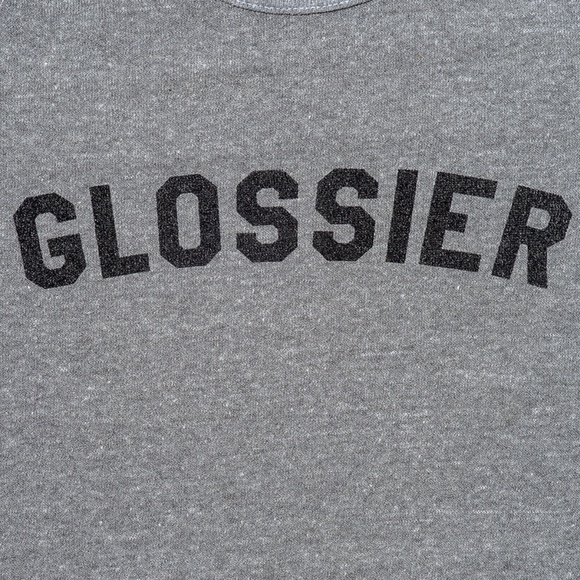 Glossier Sweatshirt - Gray XS - BNWT - Picture 3 of 4